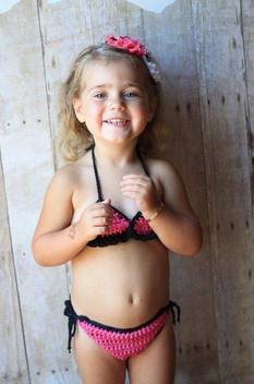 ​Bán bikini len móc đẹp đi biển cho em bé, baby, người lớn giá rẻ tại TPHCM 46
