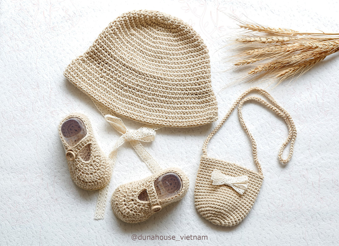 Bán mũ len, giày len, áo len, váy len handmade móc cho bé trai, bé gái, trẻ sơ sinh đẹp giá rẻ 09
