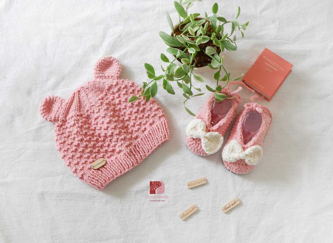Bán mũ len, giày len, áo len, váy len handmade móc cho bé trai, bé gái, trẻ sơ sinh đẹp giá rẻ 12