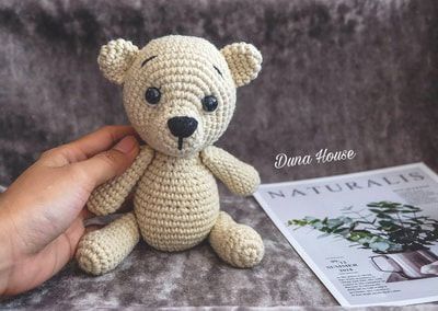 Shop thú len treo chìa khoá, móc khóa, gấu bông nhỏ móc, đan bằng len amigurumi nhồi bông handmade 14