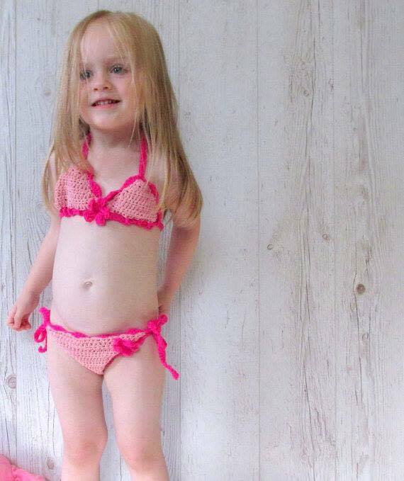 ​Bán bikini len móc đẹp đi biển cho em bé, baby, người lớn giá rẻ tại TPHCM 49