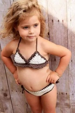 ​Bán bikini len móc đẹp đi biển cho em bé, baby, người lớn giá rẻ tại TPHCM 48