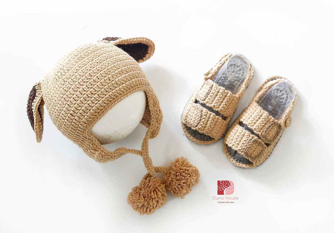 Bán mũ len, giày len, áo len, váy len handmade móc cho bé trai, bé gái, trẻ sơ sinh đẹp giá rẻ 24