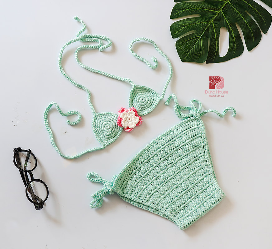 ​Bán bikini len móc đẹp đi biển cho em bé, baby, người lớn giá rẻ tại TPHCM 02