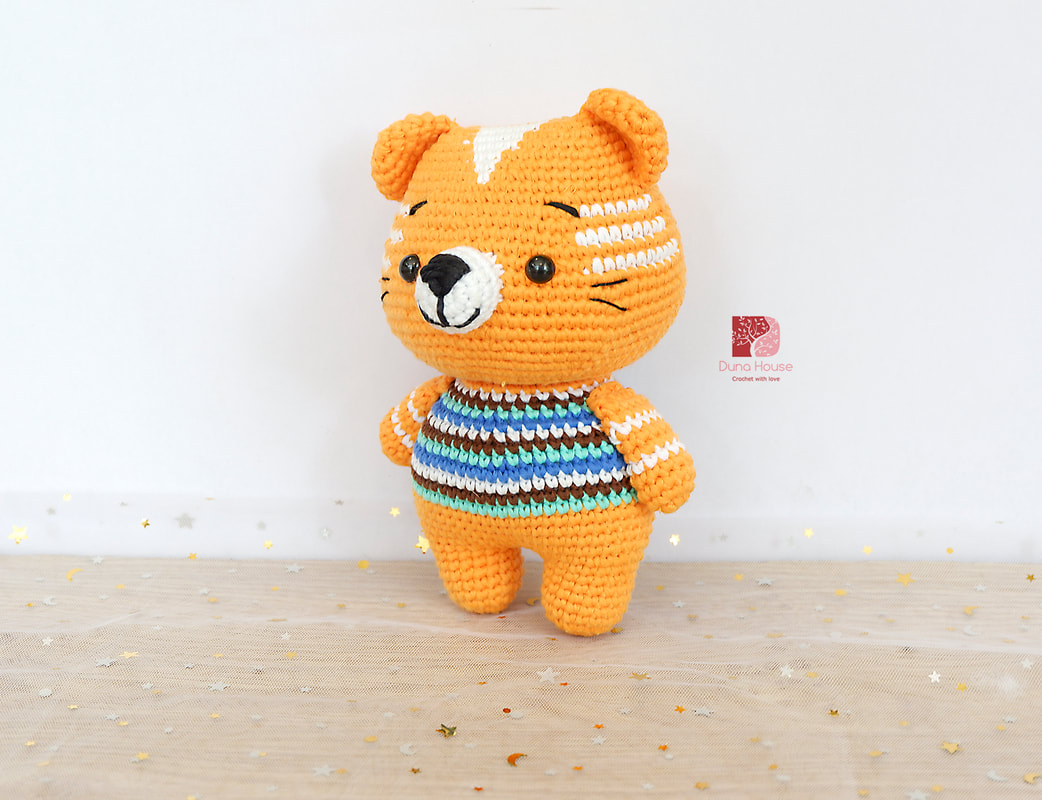 Bán thú bông handmade móc đan bằng len an toàn cho bé ôm ru ngủ 105