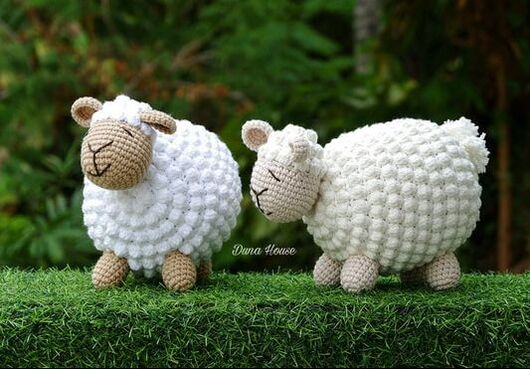 Bán thú bông handmade móc đan bằng len an toàn cho bé ôm ru ngủ 94