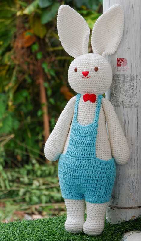 Bán thú bông handmade móc đan bằng len an toàn cho bé ôm ru ngủ 29