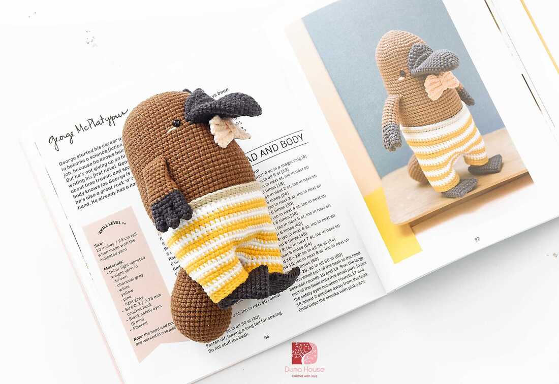 Bán thú bông handmade móc đan bằng len an toàn cho bé ôm ru ngủ 48